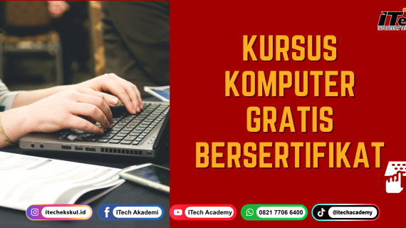 Kursus Komputer Gratis Bersertifikat di Lampung | ITECH METRO