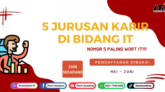 5 Jurusan Kursus untuk Berkarir di Bidang IT, Nomor 5 Paling Worth it!!!