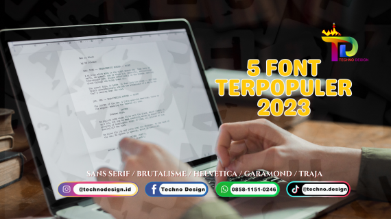5 FONT TERPOPULER 2023